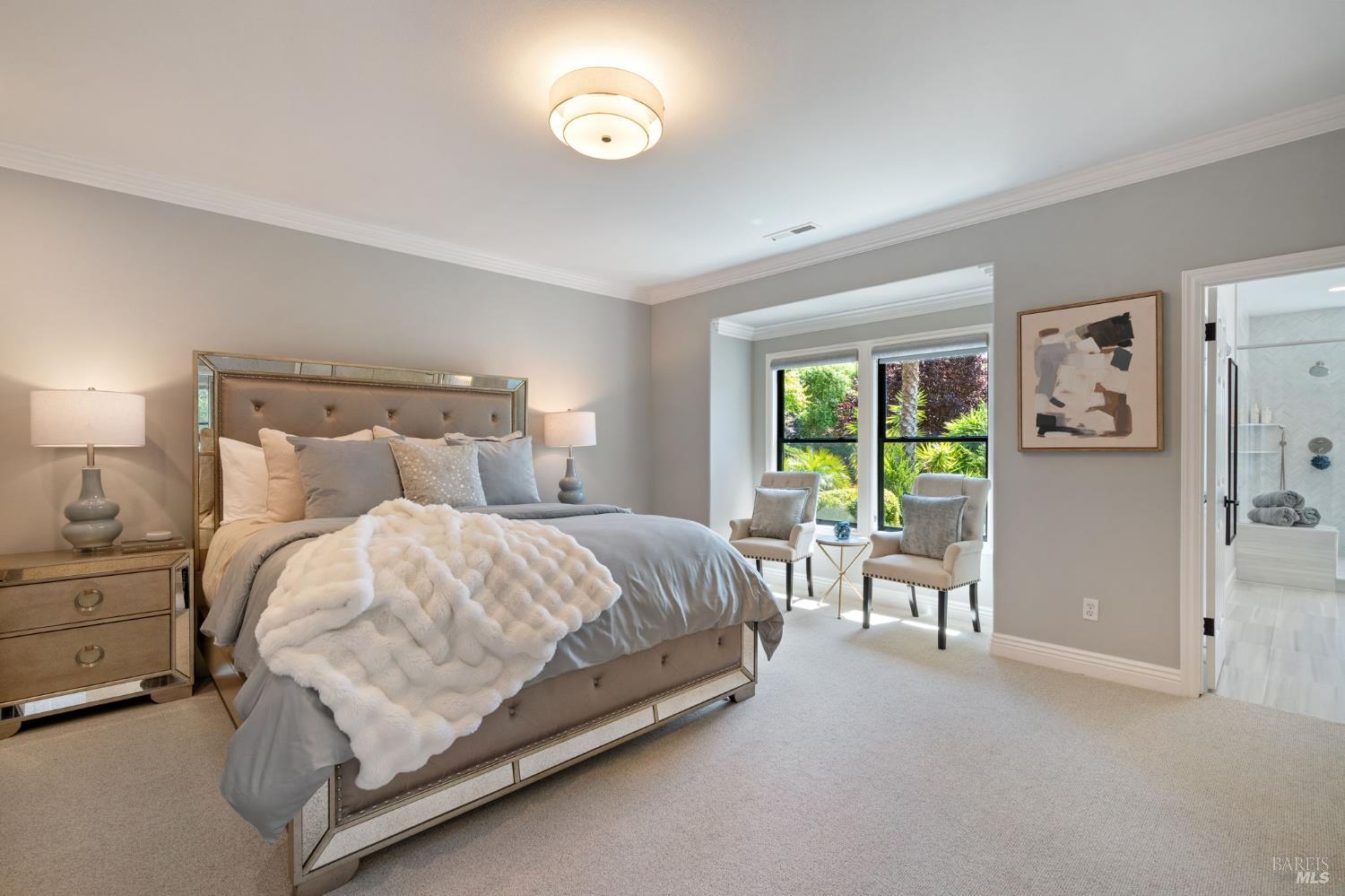21 Newhall Drive San Rafael, CA 94901 - Photo 26 of 69 a bed sitting in a bedroom next to a window
