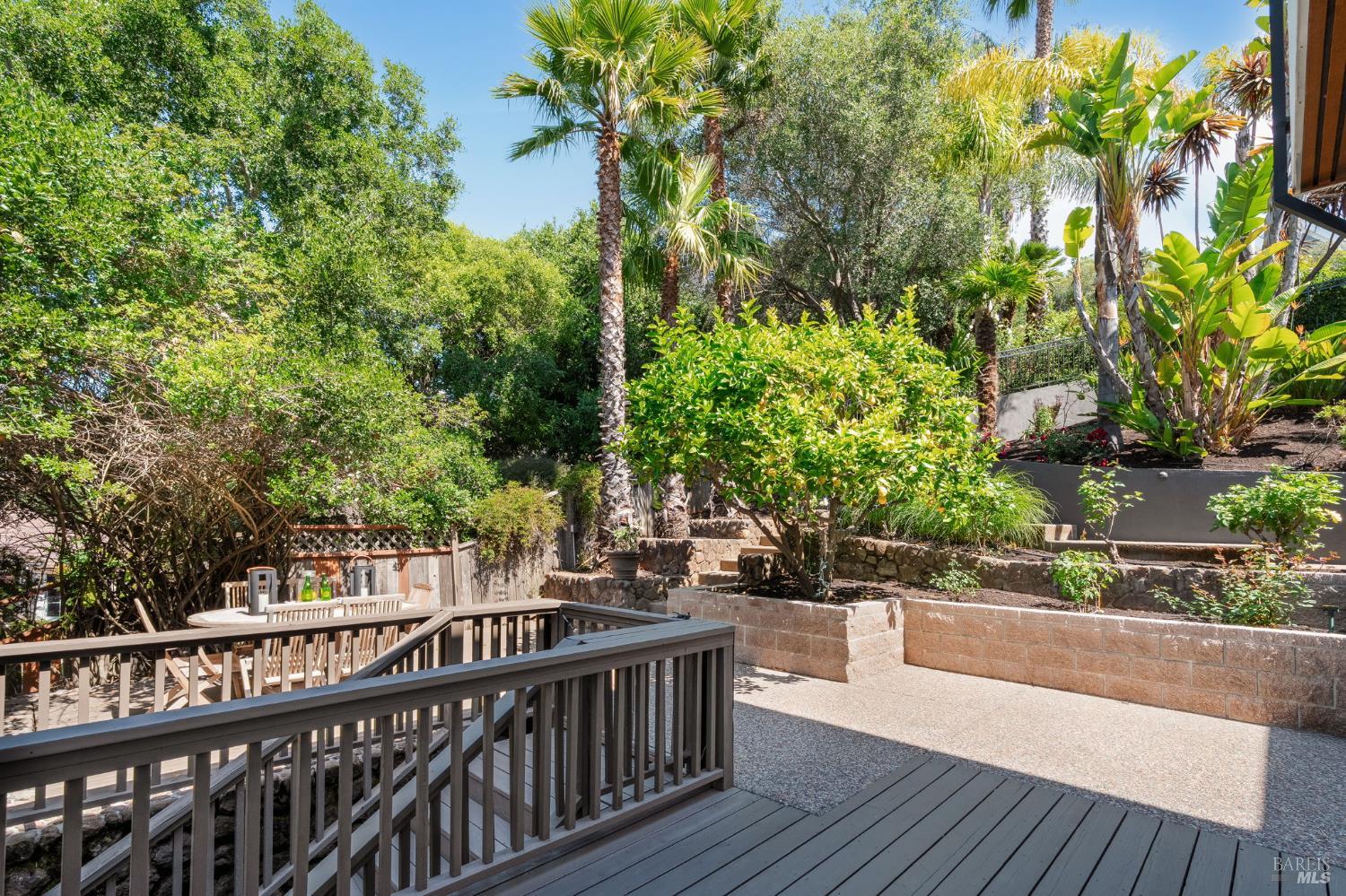 21 Newhall Drive San Rafael, CA 94901 - Photo 56 of 69 a view of a balcony with wooden floor and outdoor space