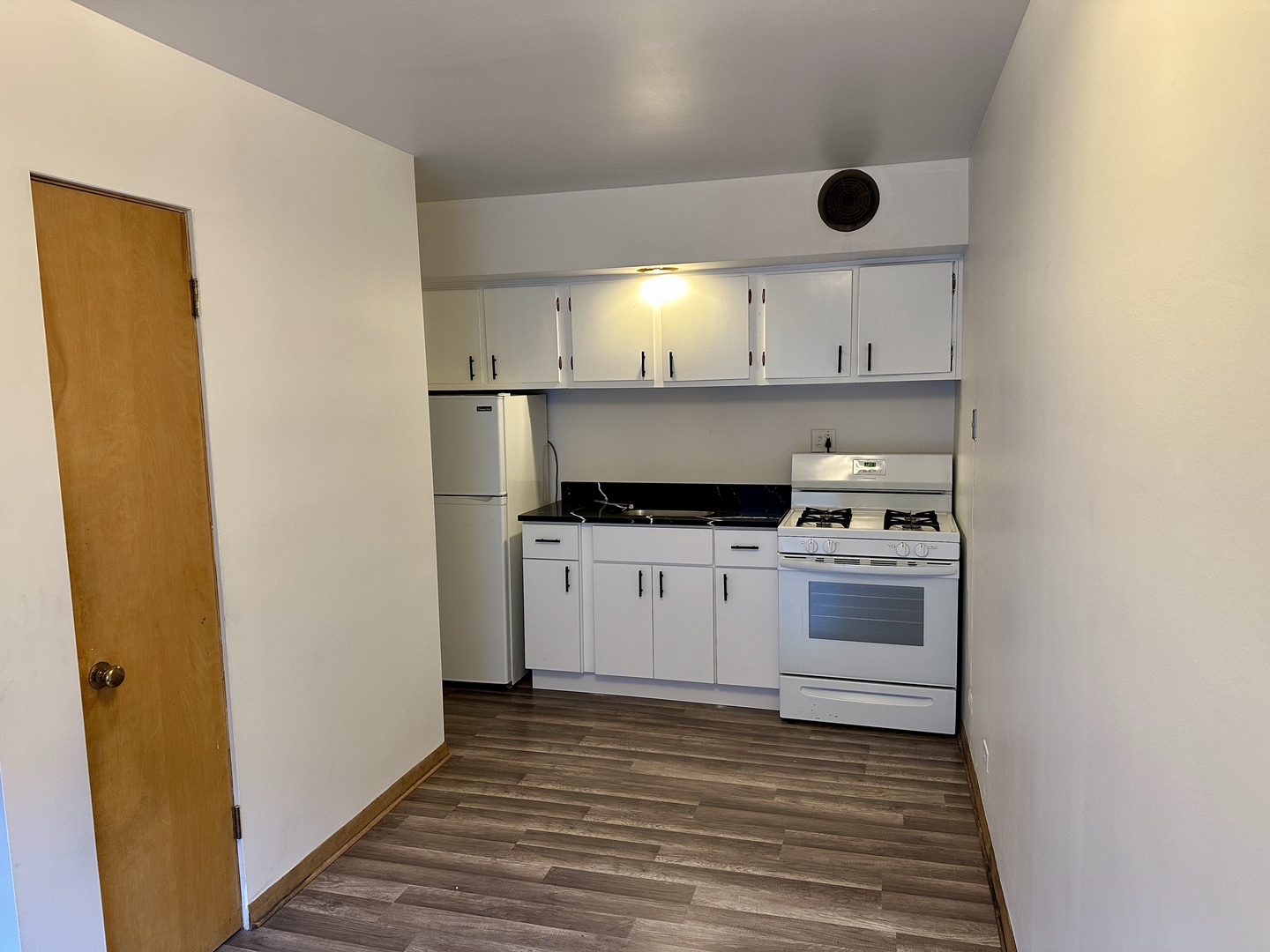 7446 Franklin Street, Unit 1NE Forest Park, IL 60130 - Photo 4 of 7 a kitchen with a stove and a refrigerator