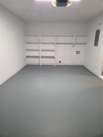 a view of a room with shelf