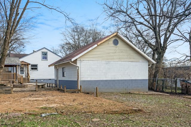 a backyard of a house