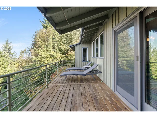 a view of outdoor space with seating area