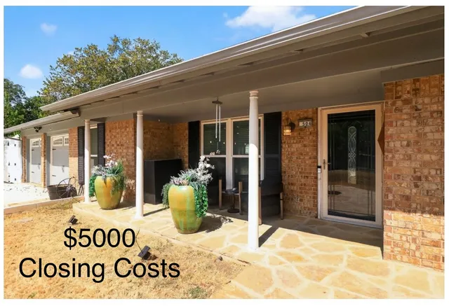a view of a entryway door front of house