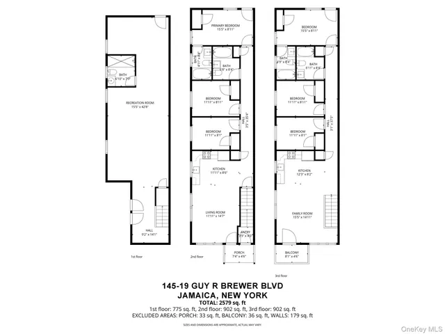 $1,250,000 | 145-19 Guy R Brewer Boulevard | Springfield Gardens