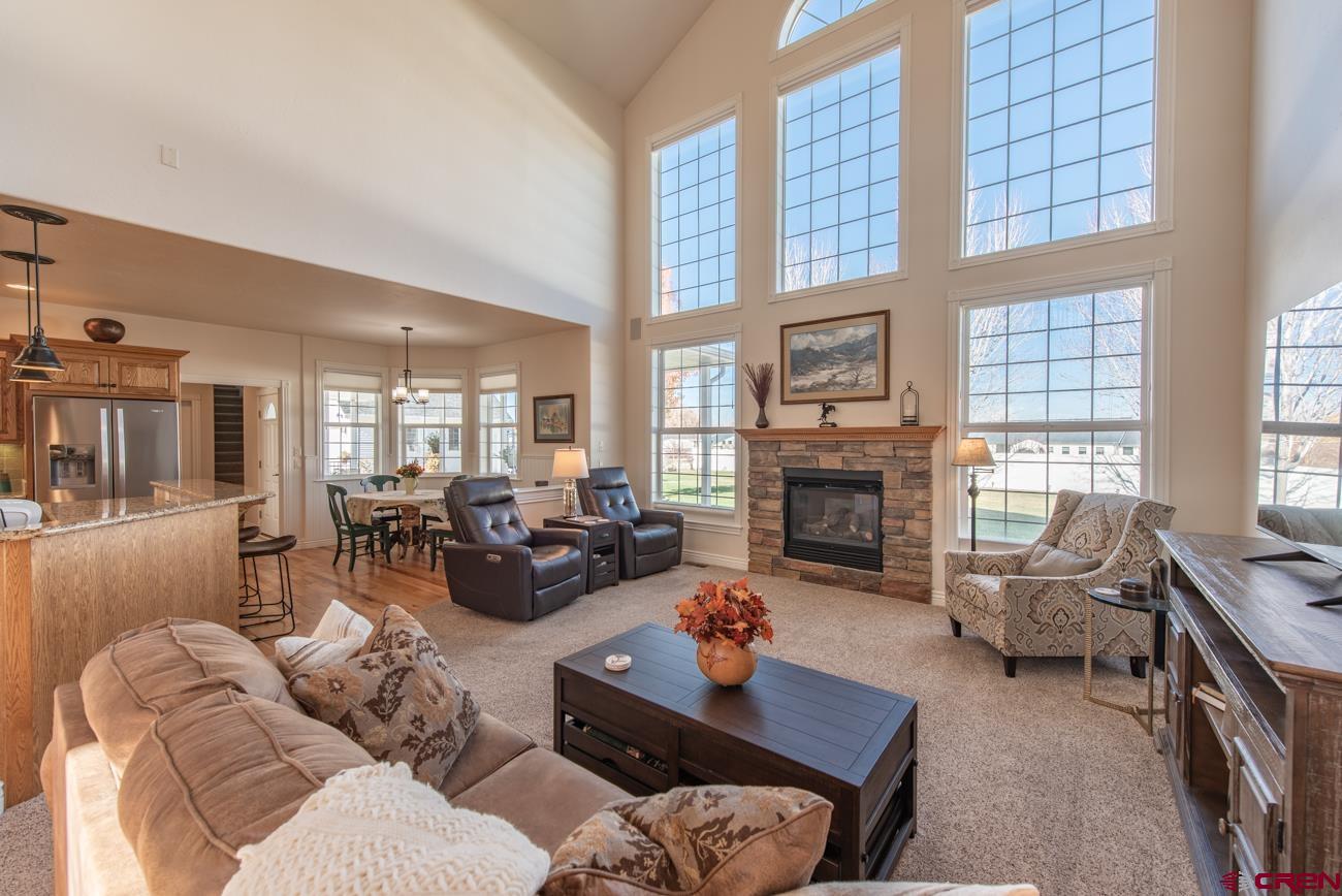 68020 Tumbleweed Road Montrose, CO 81403 - Photo 9 of 45 a living room with furniture fireplace and a large window