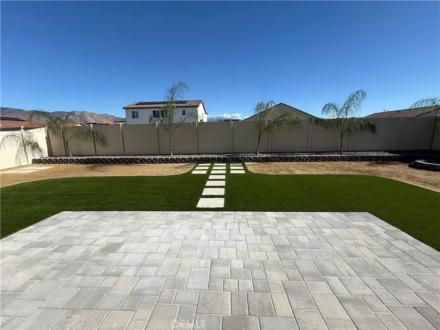 a view of an outdoor space and a yard