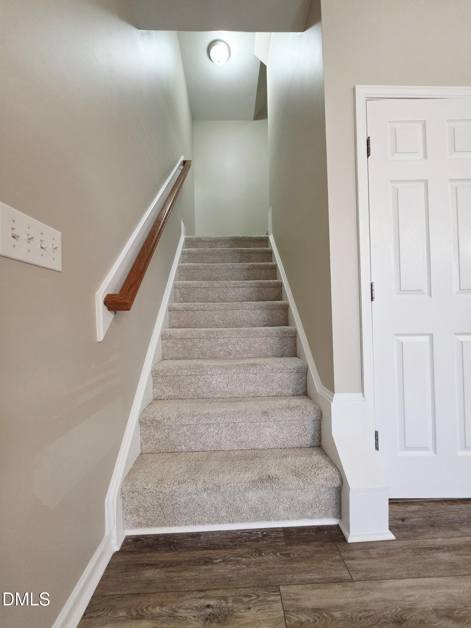 1111 Consortium Drive, Unit 103 Raleigh, NC 27603 - Photo 11 of 43 Main Floor Stairs