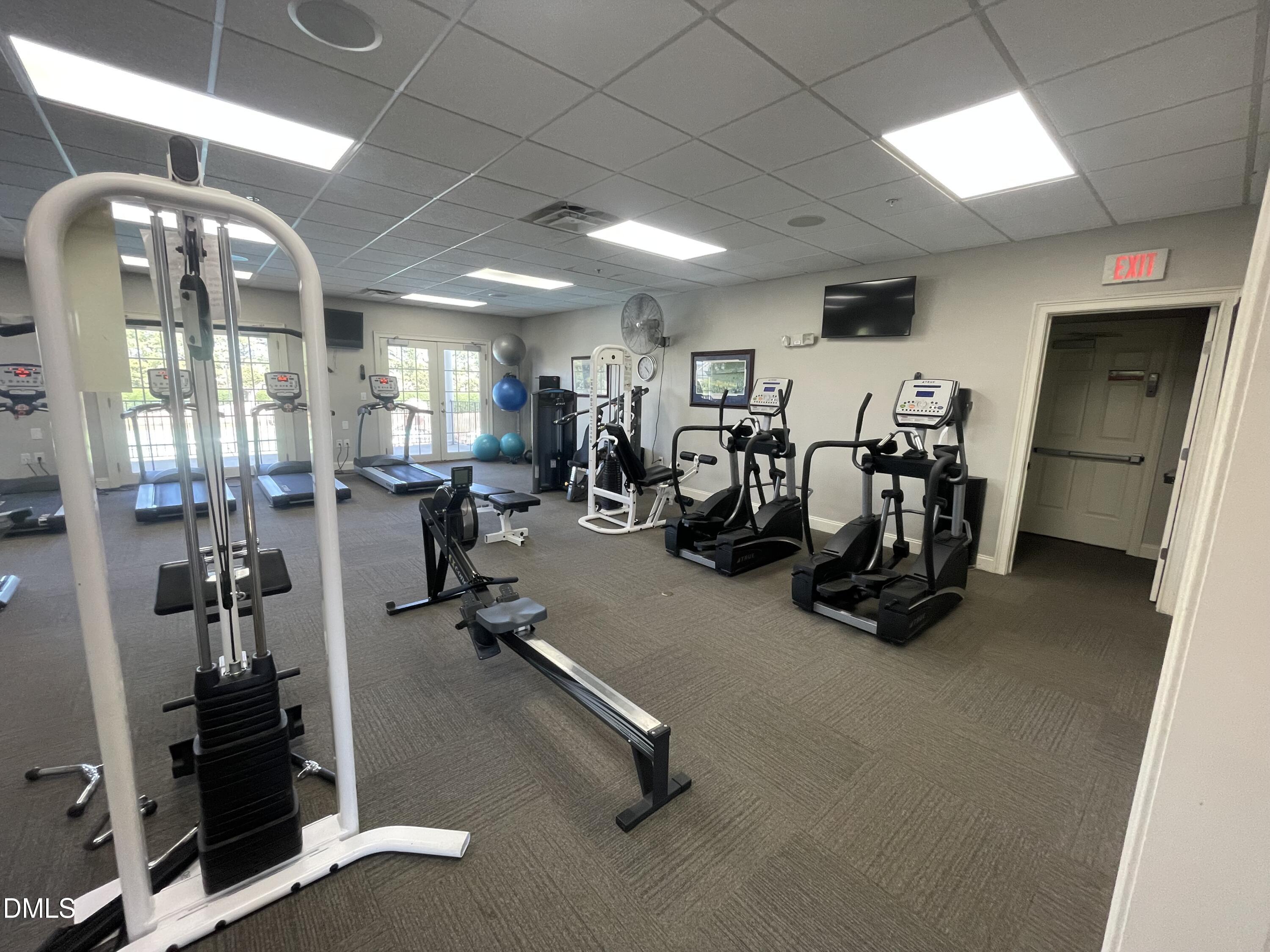 1111 Consortium Drive, Unit 103 Raleigh, NC 27603 - Photo 34 of 43 Community Gym