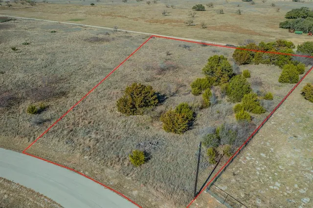 a view of a dry yard with wooden floor