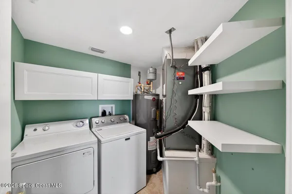 a view of a swimming pool from a balcony