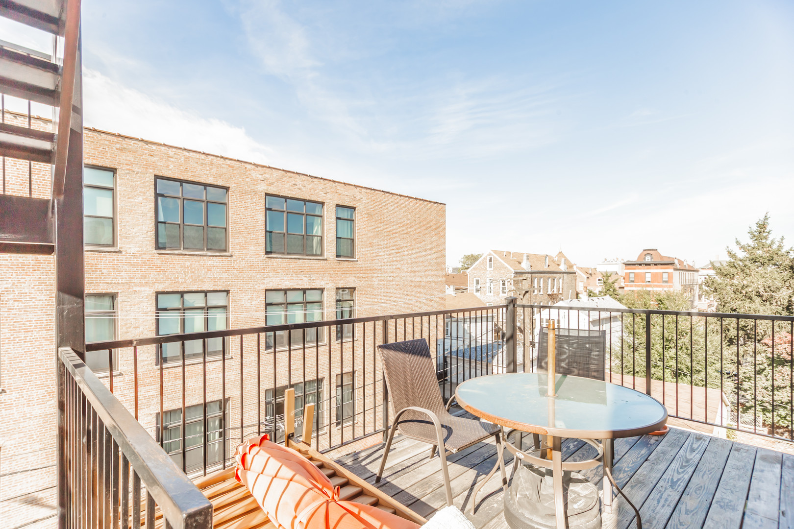 2018 South Loomis Street, Unit 3 Chicago, IL 60608 - Photo 16 of 22 a view of a chairs and table on the roof deck