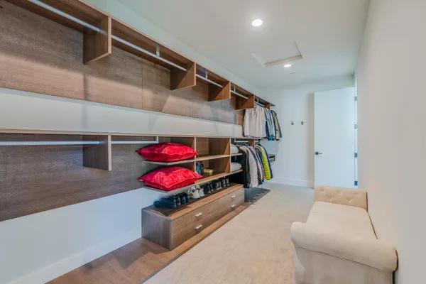 a room with lots of storage and utility