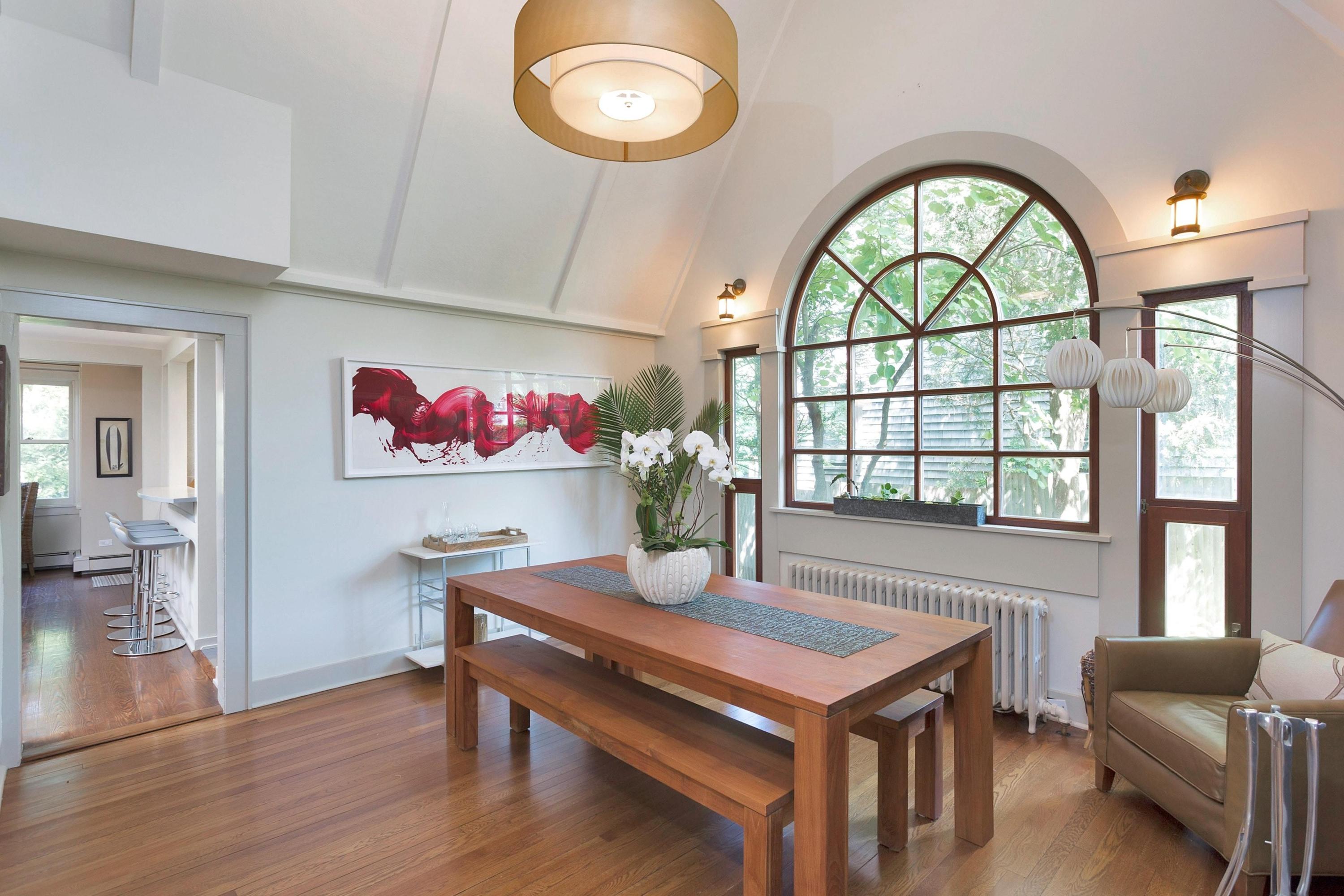 12 Crest Road Rowayton, CT 06853 - Photo 5 of 35 a view of a dining room with furniture window and wooden floor