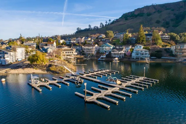 an aerial view of ocean residential house with outdoor space