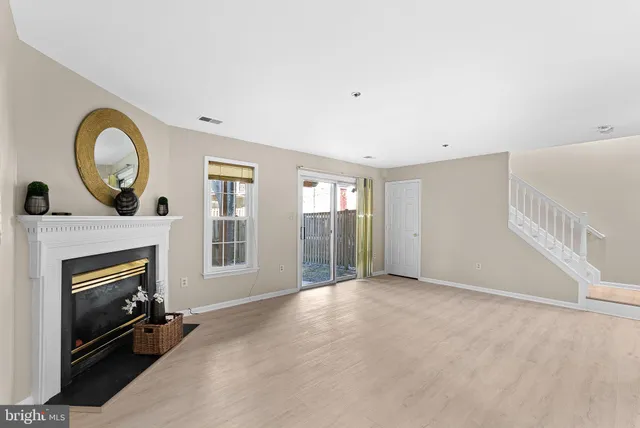 a view of an empty room