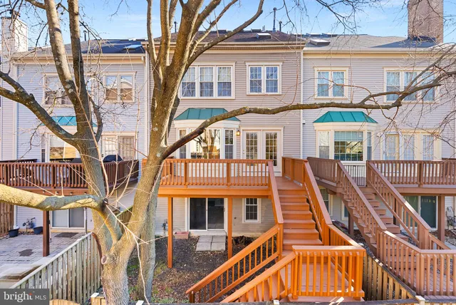a view of a street with sitting area