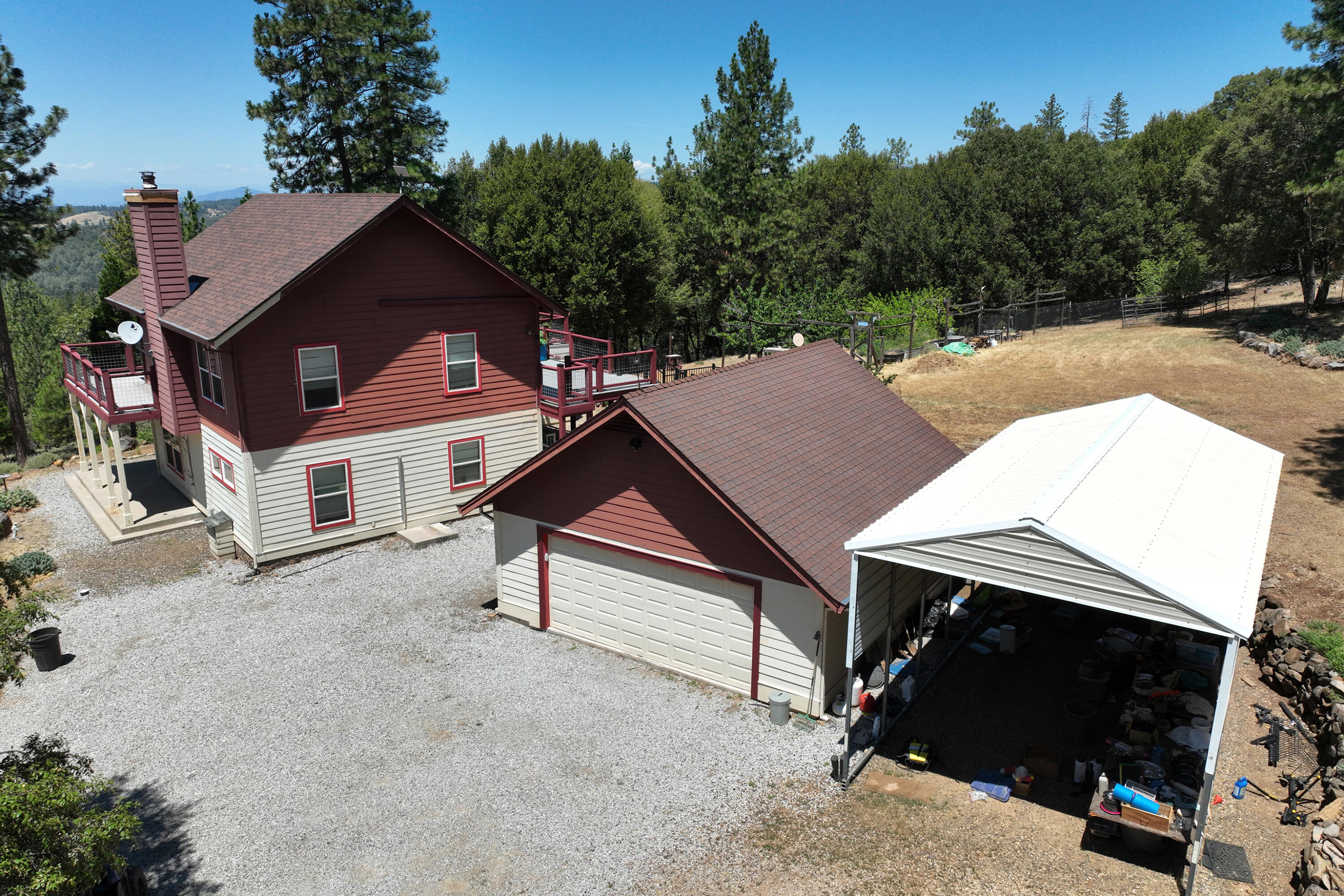 31300 Miller Mountain Road Whitmore, CA 96096 - Photo 21 of 38 Aerial House 2
