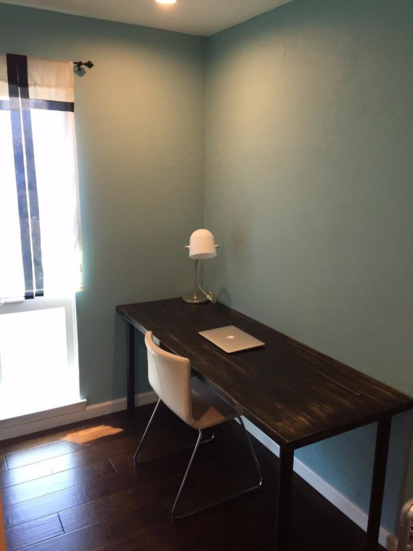 4117 George Avenue, Unit 4 San Mateo, CA 94403 - Photo 14 of 18 a view of a workspace with furniture and wooden floor