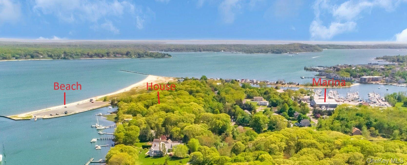 1075 Inlet Lane Greenport, NY 11944 - Photo 26 of 30 Drone / aerial view of a nearby body of water