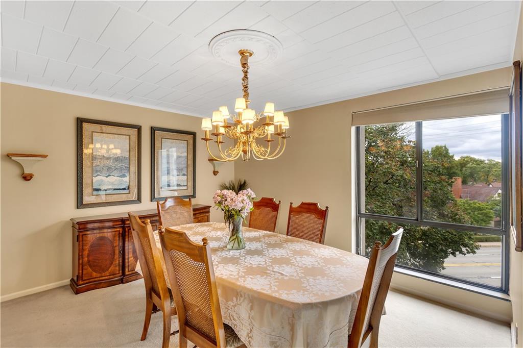 900 Washington Road, Unit 412 Pittsburgh, PA 15228 - Photo 15 of 34 a view of a dining room with furniture window and outside view