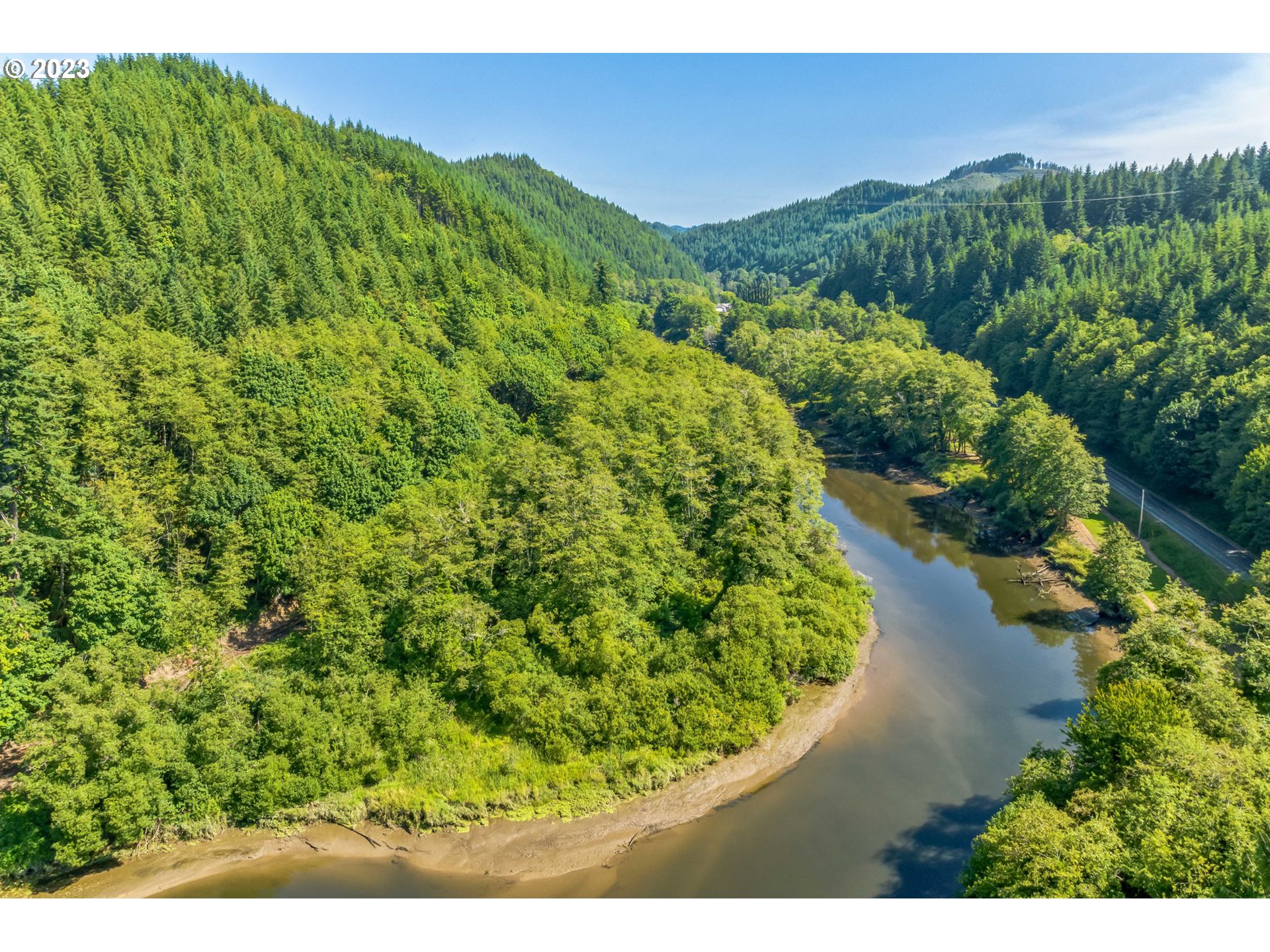 Elk City Road Toledo, OR 97391 - Photo 11 of 34 a view of a forest with a street