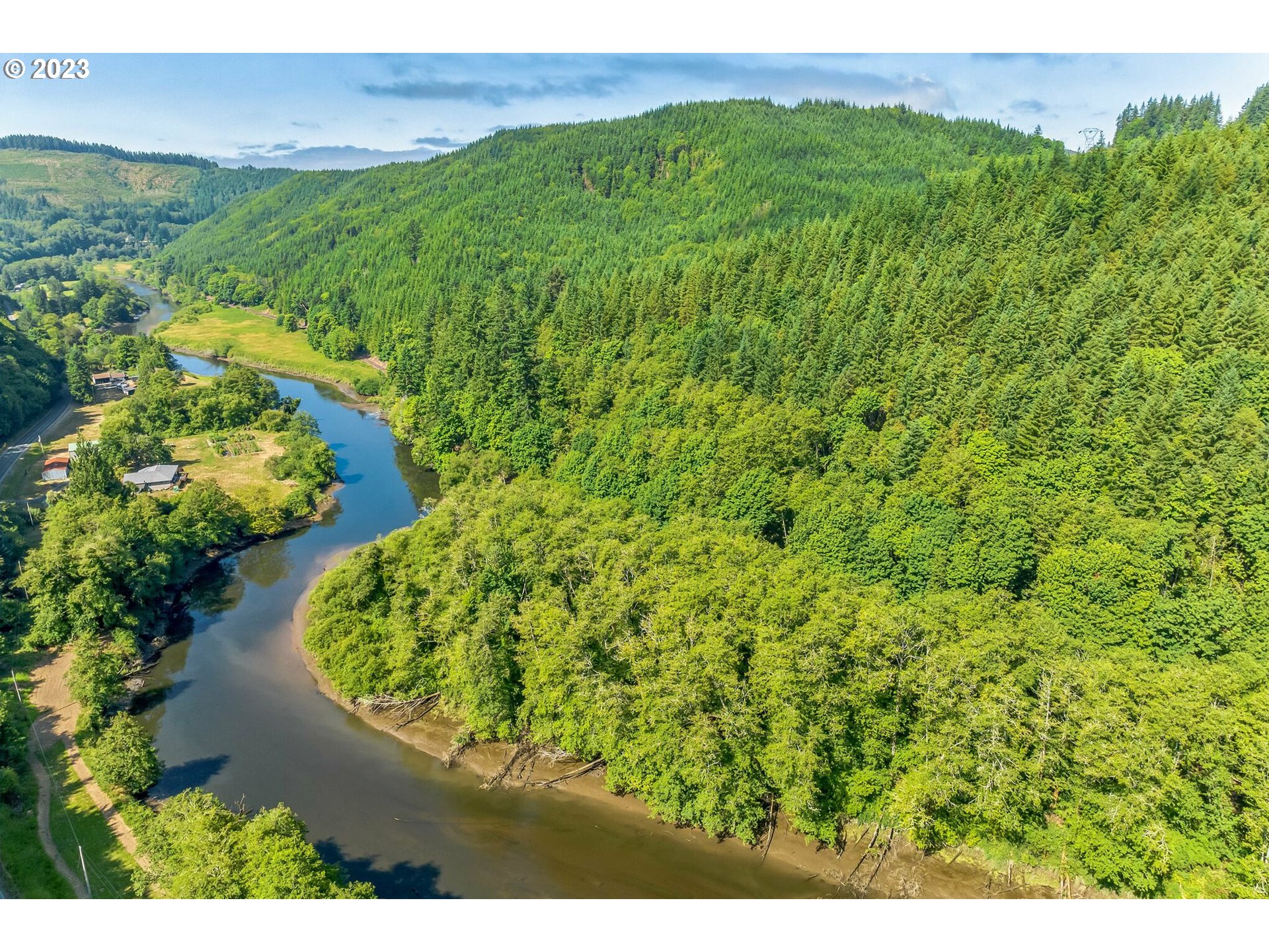 Elk City Road Toledo, OR 97391 - Photo 14 of 34 a view of a garden with a building