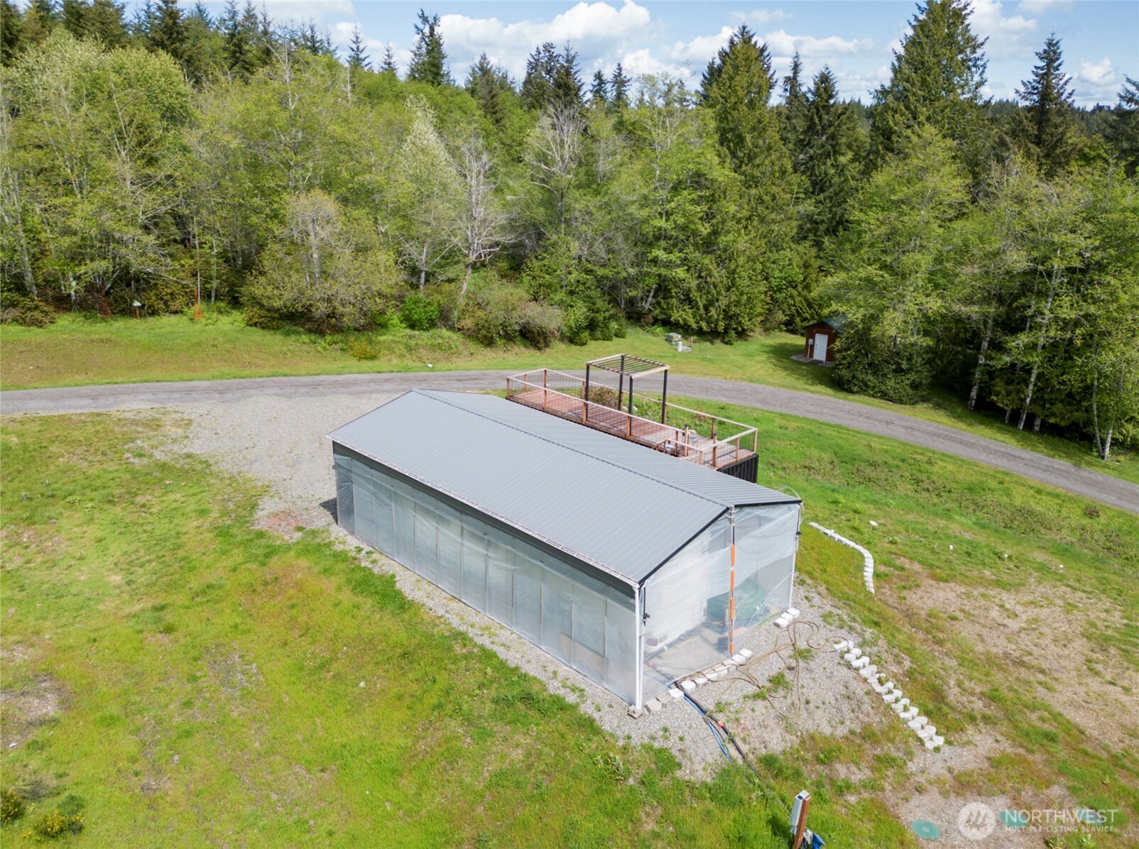 770 East April Avenue Grapeview, WA 98546 - Photo 10 of 21 a view of a patio with a yard