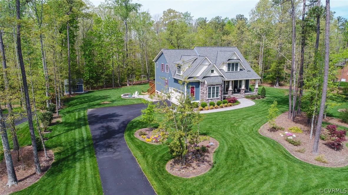 11512 Barrows Ridge Lane Chesterfield, VA 23838 - Photo 1 of 45 an aerial view of a house with garden