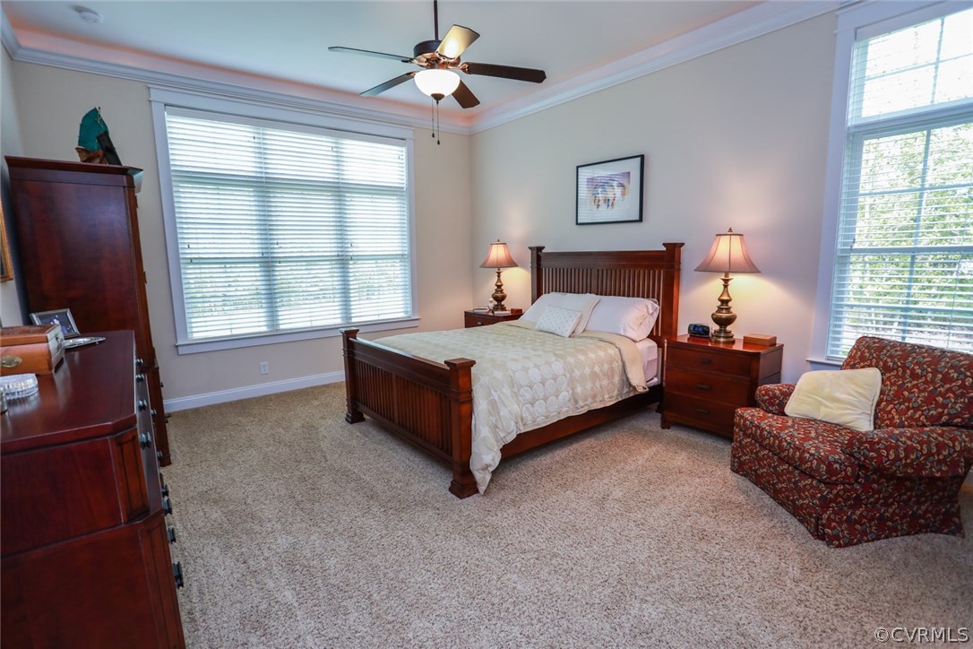 11512 Barrows Ridge Lane Chesterfield, VA 23838 - Photo 24 of 45 a bedroom with a bed couch and window
