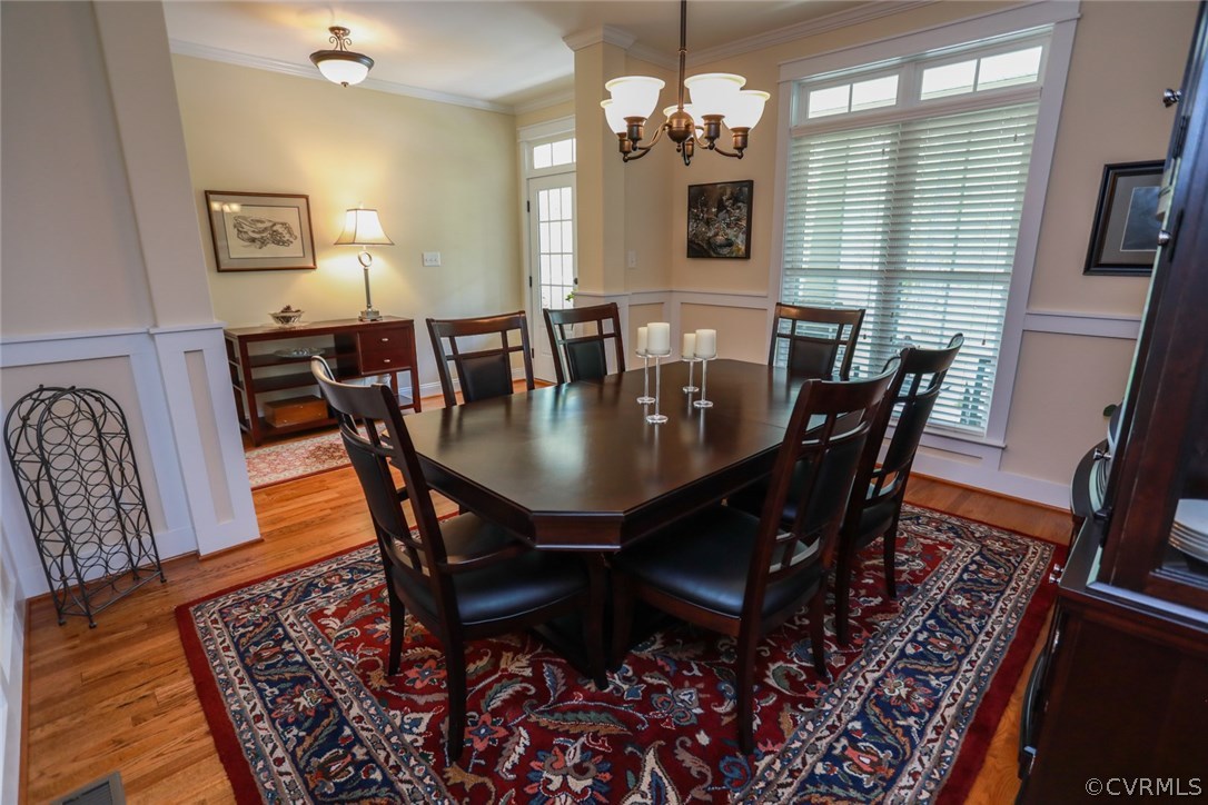 11512 Barrows Ridge Lane Chesterfield, VA 23838 - Photo 9 of 45 a view of a dining room with furniture
