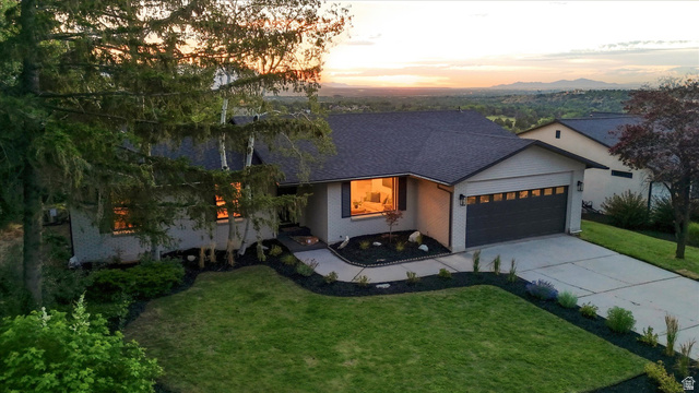 8760 Rustler Road Cottonwood Heights, UT 84093 - Photo 47 of 57 Contemporary single-story residence featuring a dark gray roofline and a light-toned exterior