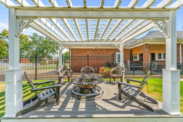 128 Meadowbrook Road Hermitage, PA 16148 - Photo 25 of 32 12x10 Pergola has a wood burning fire pit!
