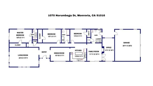 $7,800 | 1070 Norumbega Drive, Monrovia, CA 91016