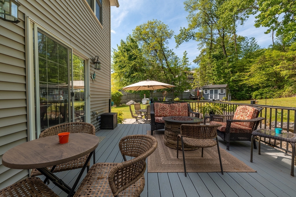 22 Duluth Street Worcester, MA 01604 - Photo 32 of 35 a outdoor space with patio the couches and a potted plant