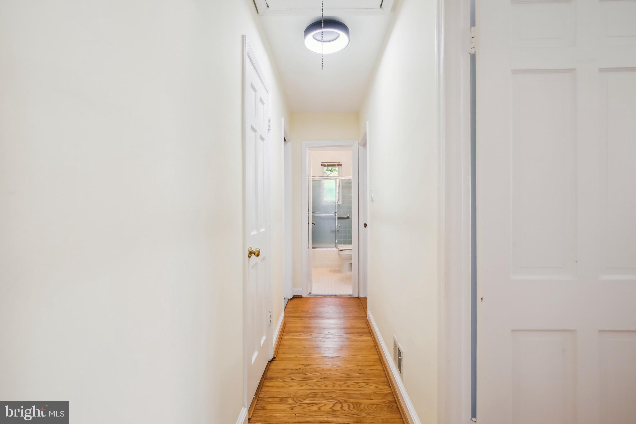 4531 Q Place Northwest Washington, DC 20007 - Photo 26 of 58 Hallway connecting 3 bedrooms