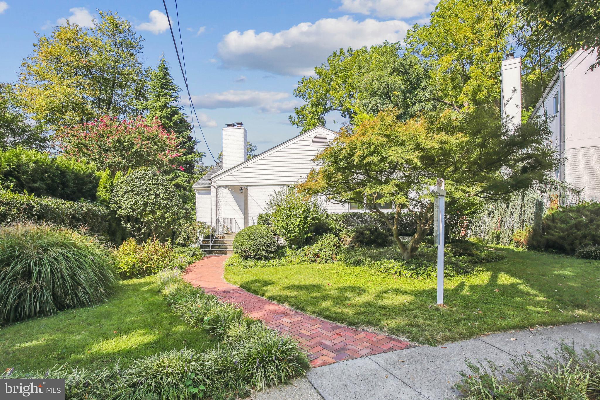 4531 Q Place Northwest Washington, DC 20007 - Photo 55 of 58 Brick walkway leads to main entrance
