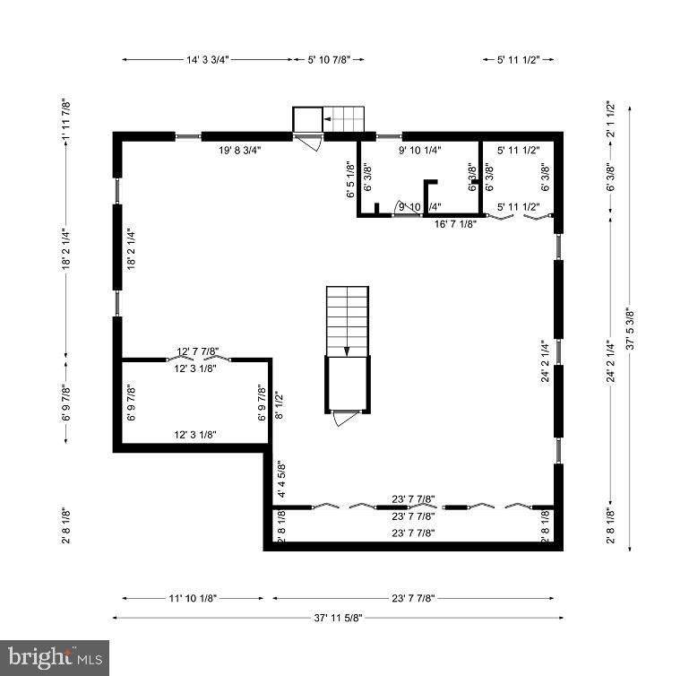 4531 Q Place Northwest Washington, DC 20007 - Photo 58 of 58 Lower level floor plan