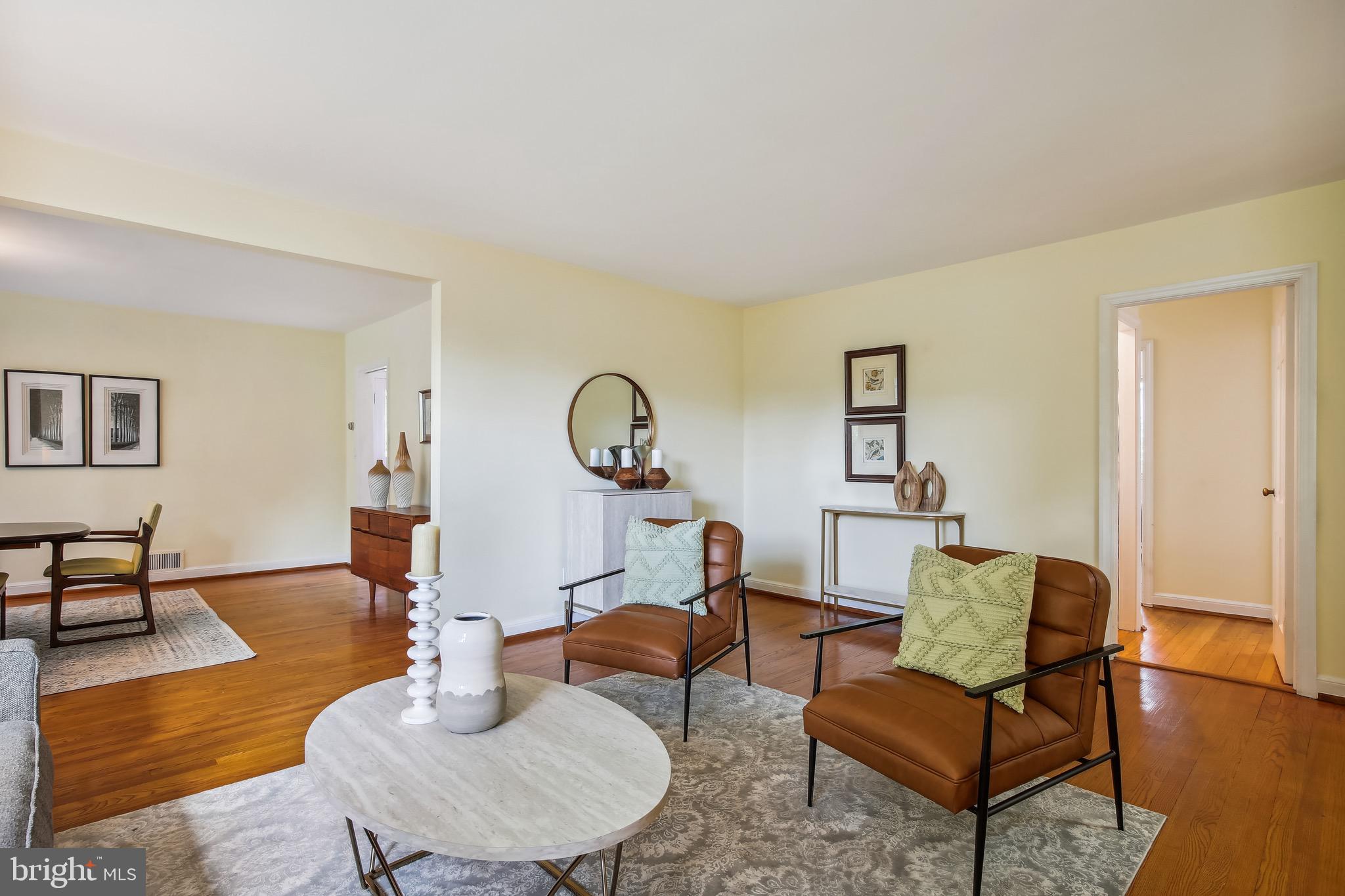 4531 Q Place Northwest Washington, DC 20007 - Photo 6 of 58 Natural ease of flow from LR to DR for gatherings