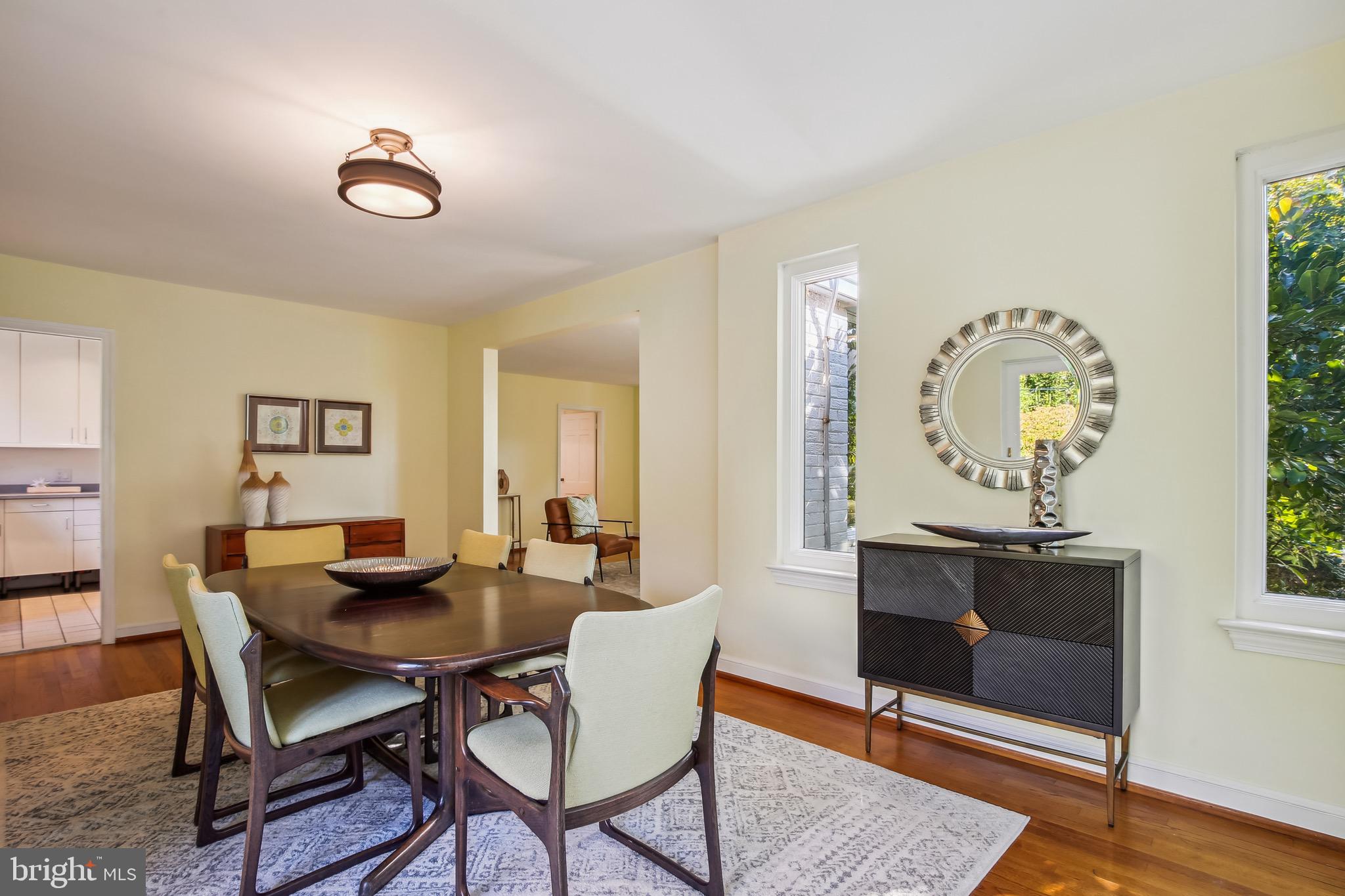 4531 Q Place Northwest Washington, DC 20007 - Photo 9 of 58 DR is adjacent to Kitchen and LR