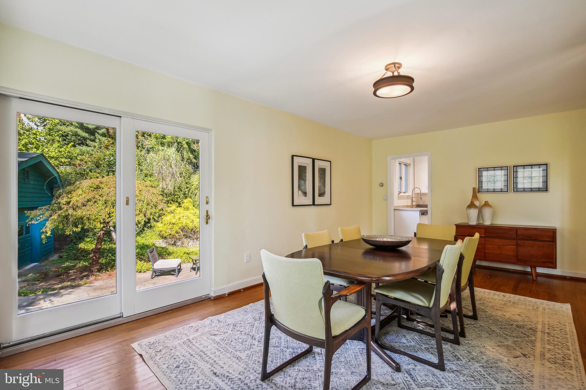 4531 Q Place Northwest Washington, DC 20007 - Photo 10 of 58 Sliders allow for EZ access to outdoor dining