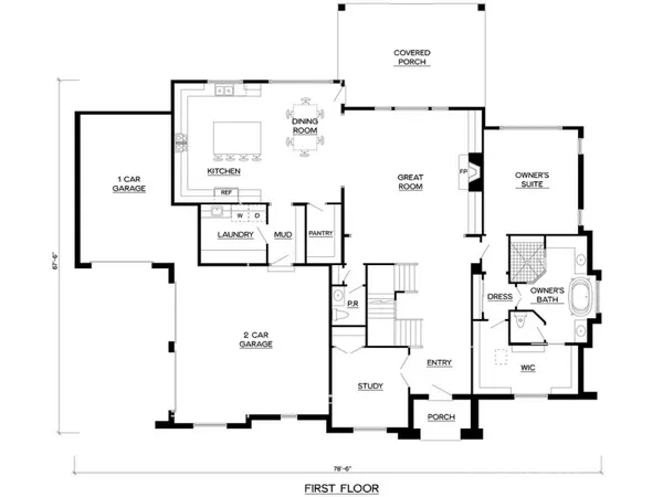 a picture of floor plan