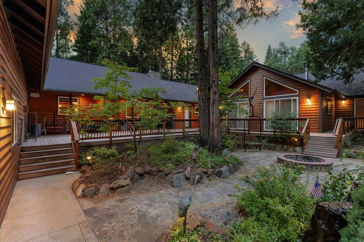 1601 Timber Hills Road Mount Shasta, CA 96067 - Photo 5 of 74 a view of house with outdoor seating area