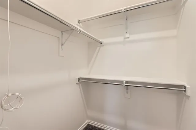 a close view of closet