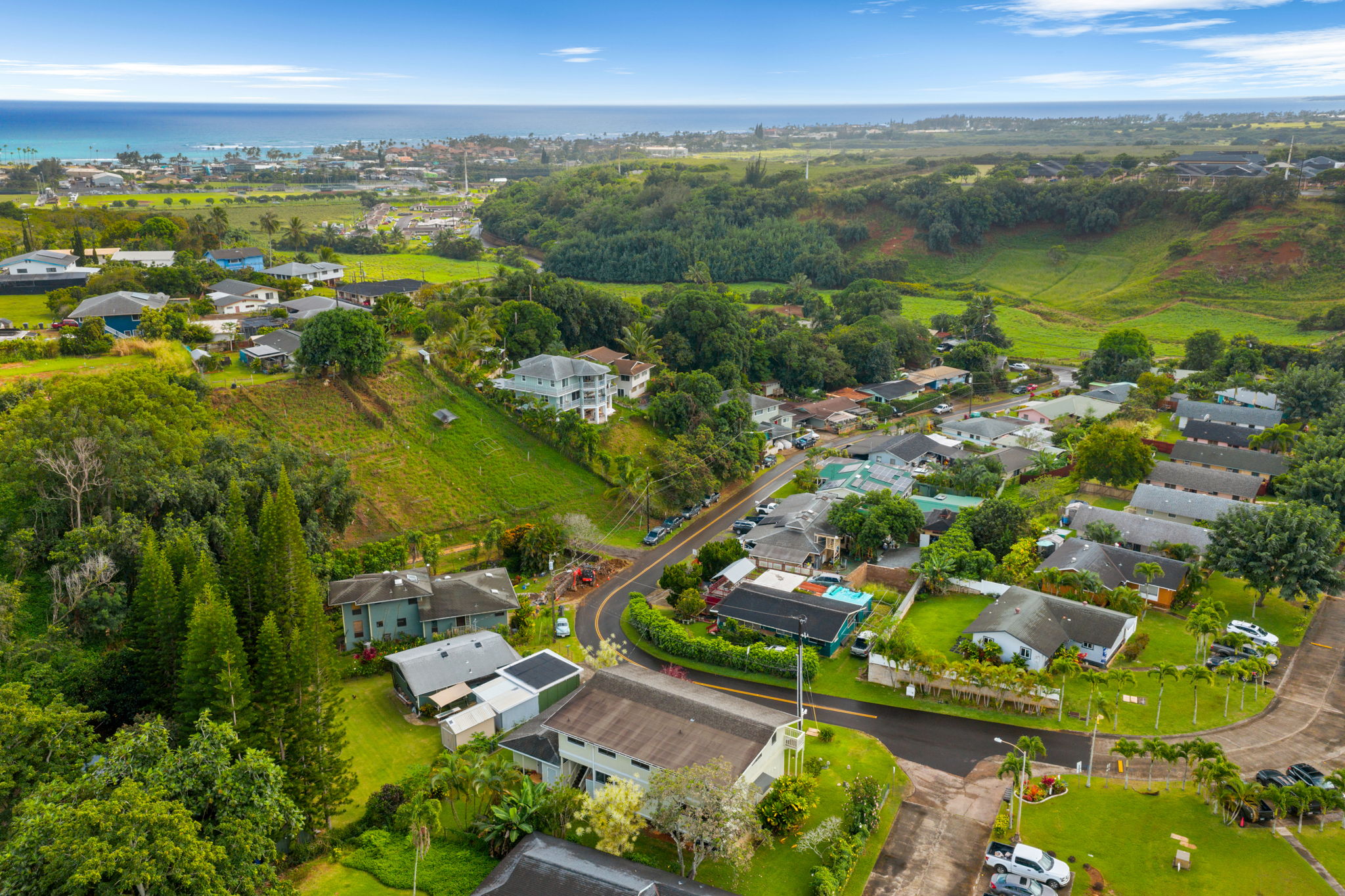 4906 Aliali Road Kapaa, HI 96746 - Photo 28 of 30 an aerial view of residential houses with outdoor space and river