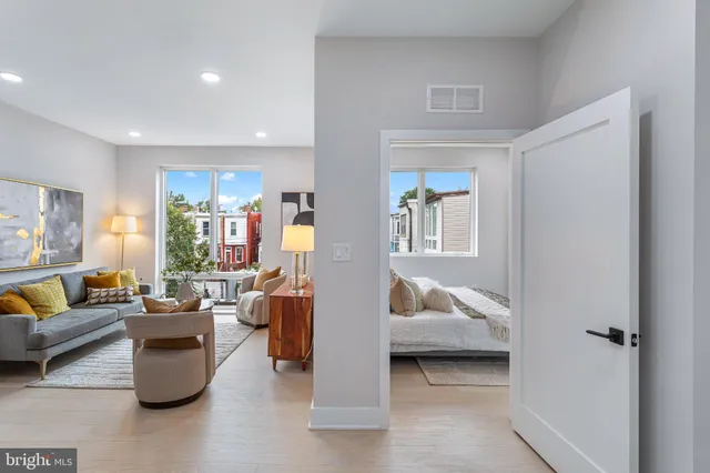 a bedroom with furniture and a couch