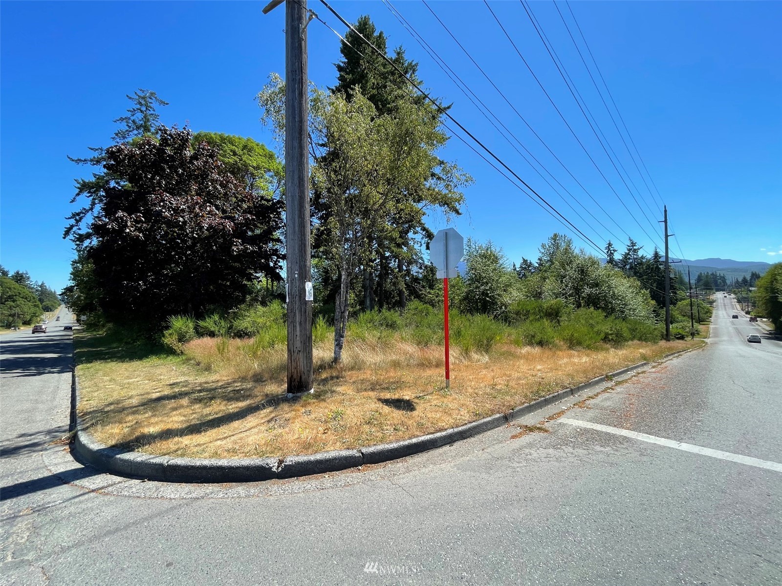 0 West 8th Street Port Angeles, WA 98363 - Photo 38 of 40 a view of a swimming pool with a house in the background