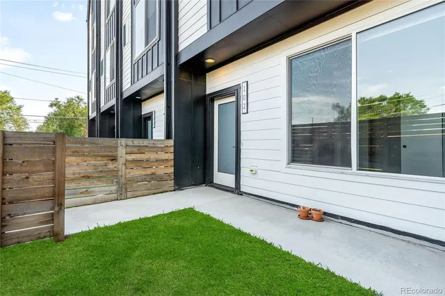 a view of front door of house