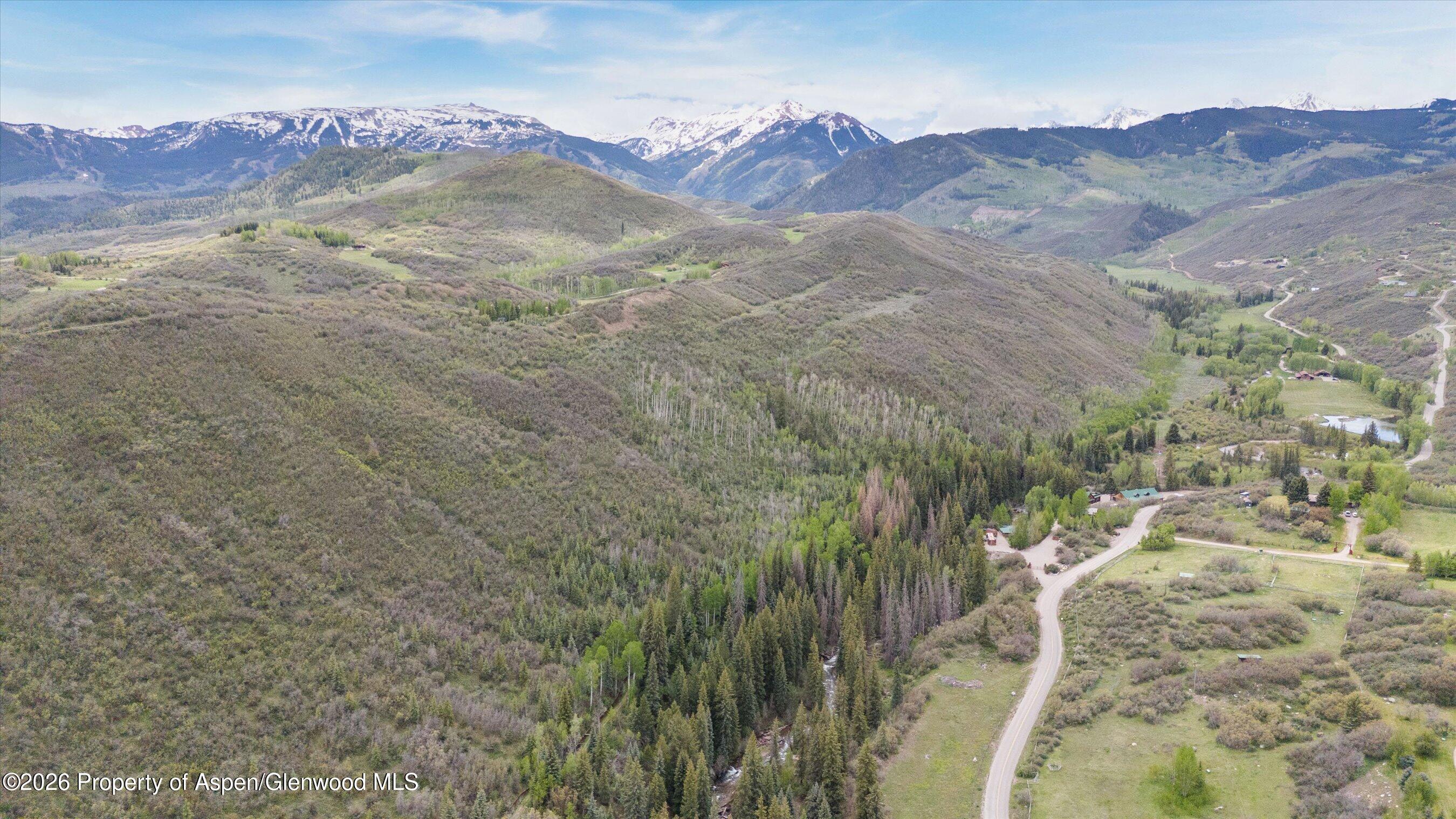 5980 Snowmass Creek Road Snowmass, CO 81654 - Photo 22 of 22 Drone Capture