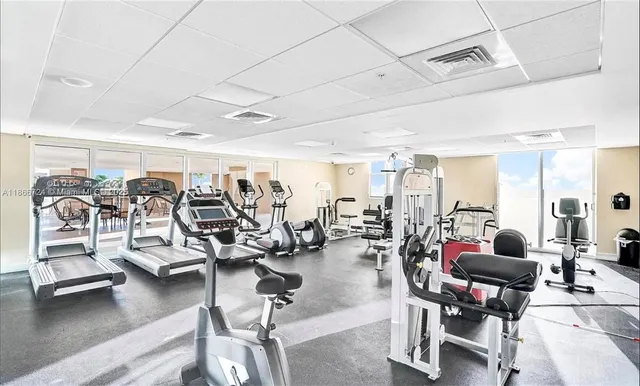 a living room with furniture and potted plants