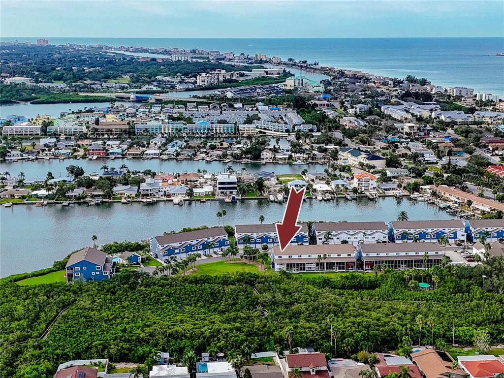 816 Hidden Harbour Drive Indian Rocks Beach, FL 33785 - Photo 43 of 58 an aerial view of a city with houses